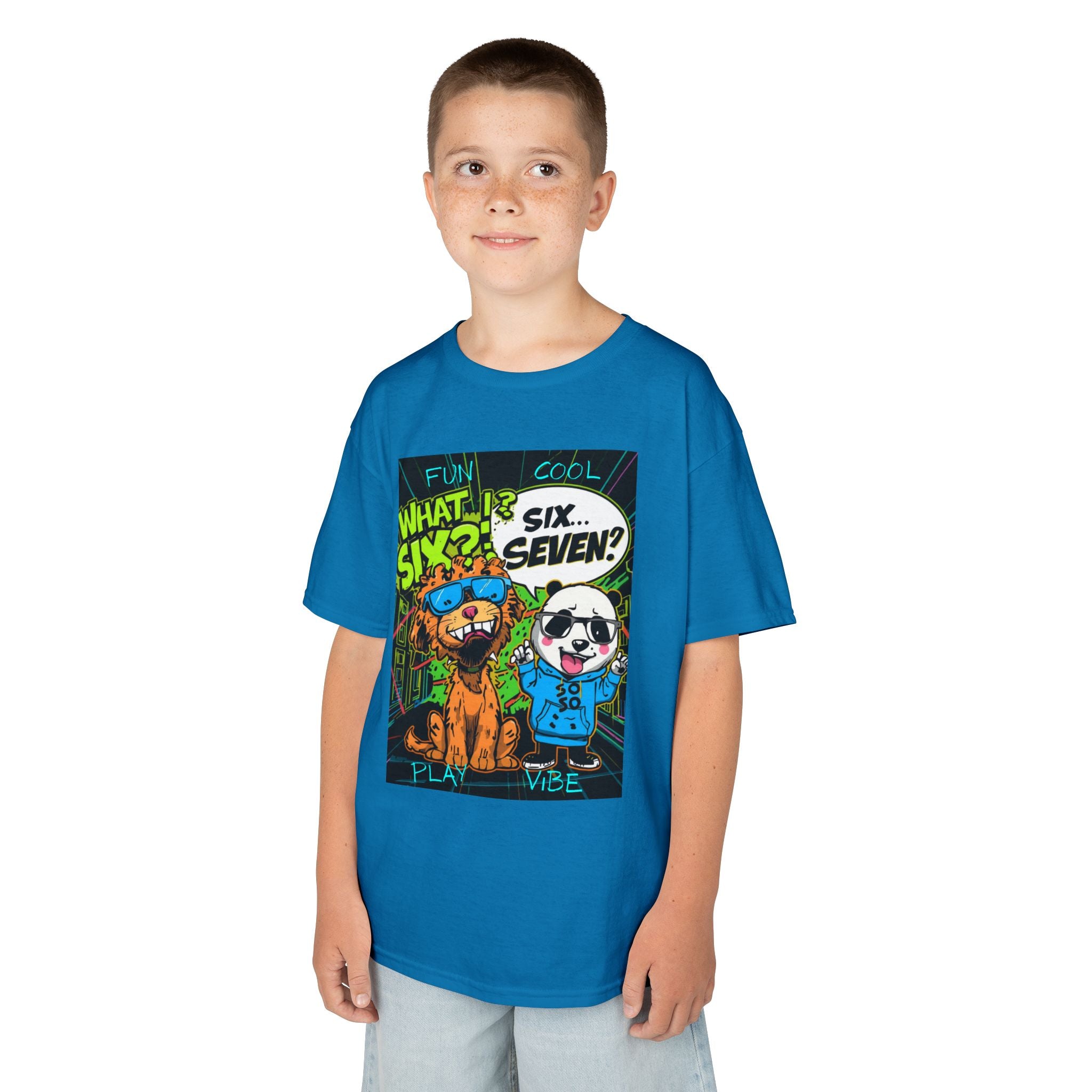 Viral Cute Six Seven Graphic Tee Shirt  - Fun Fashion for Children