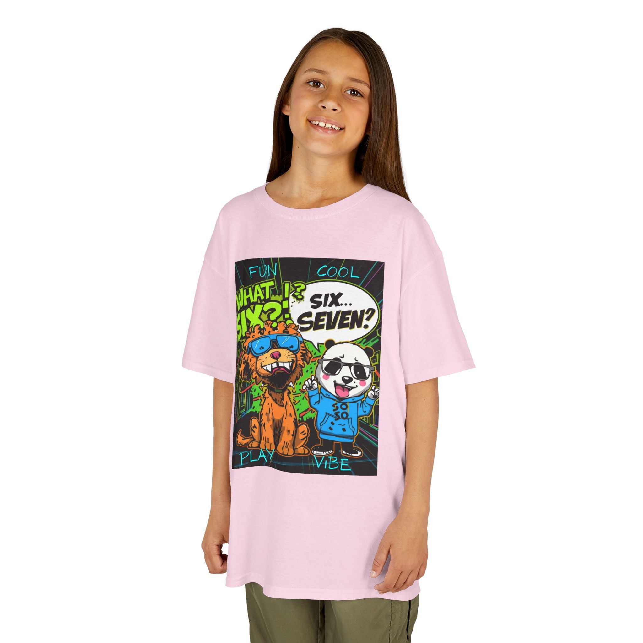 Viral Cute Six Seven Graphic Tee Shirt  - Fun Fashion for Children