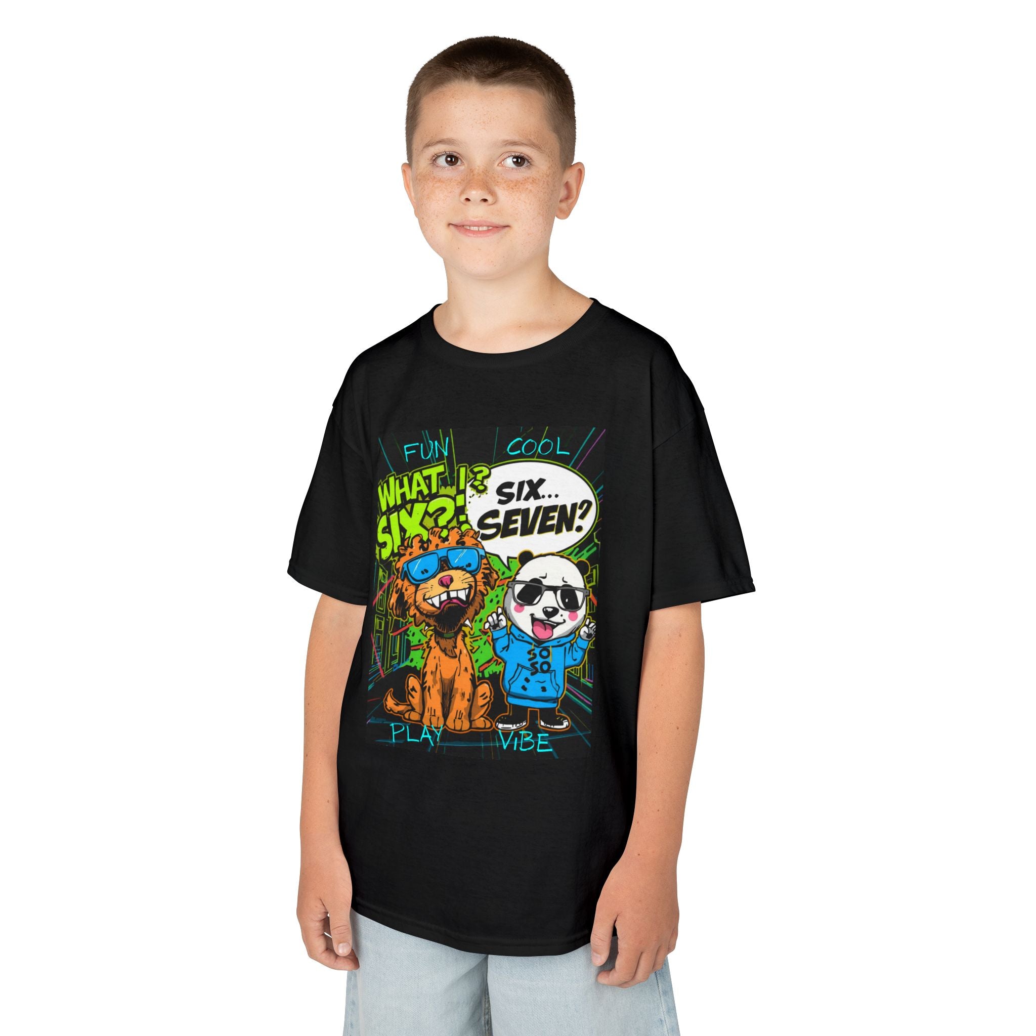 Viral Cute Six Seven Graphic Tee Shirt  - Fun Fashion for Children