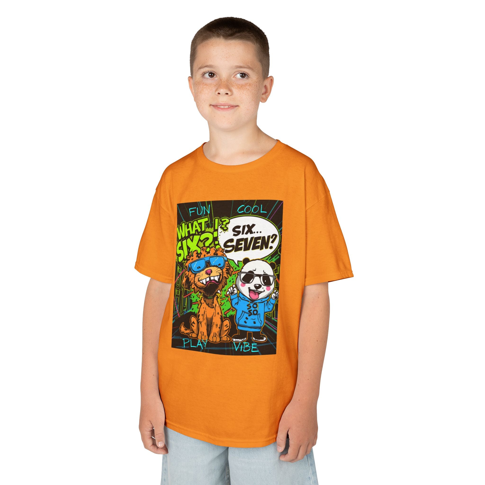 Viral Cute Six Seven Graphic Tee Shirt  - Fun Fashion for Children