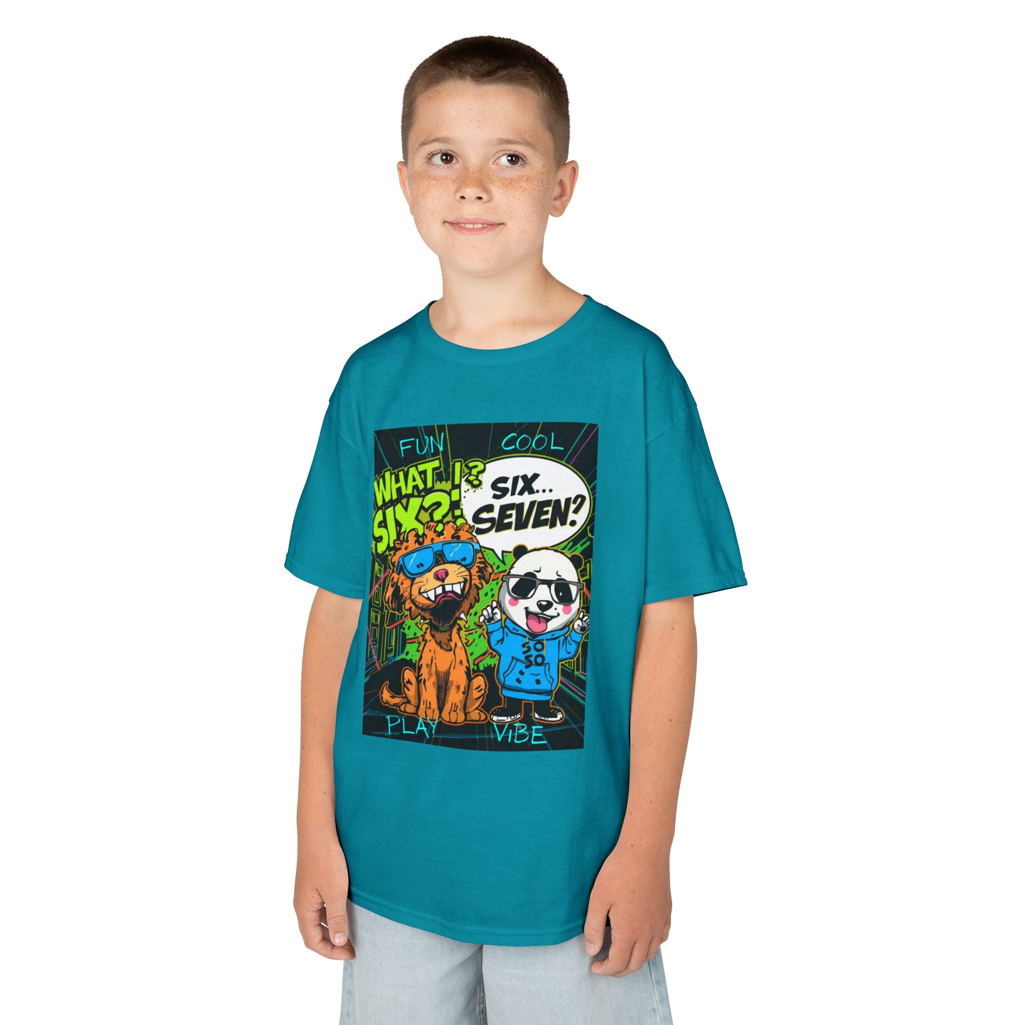 Viral Cute Six Seven Graphic Tee Shirt  - Fun Fashion for Children