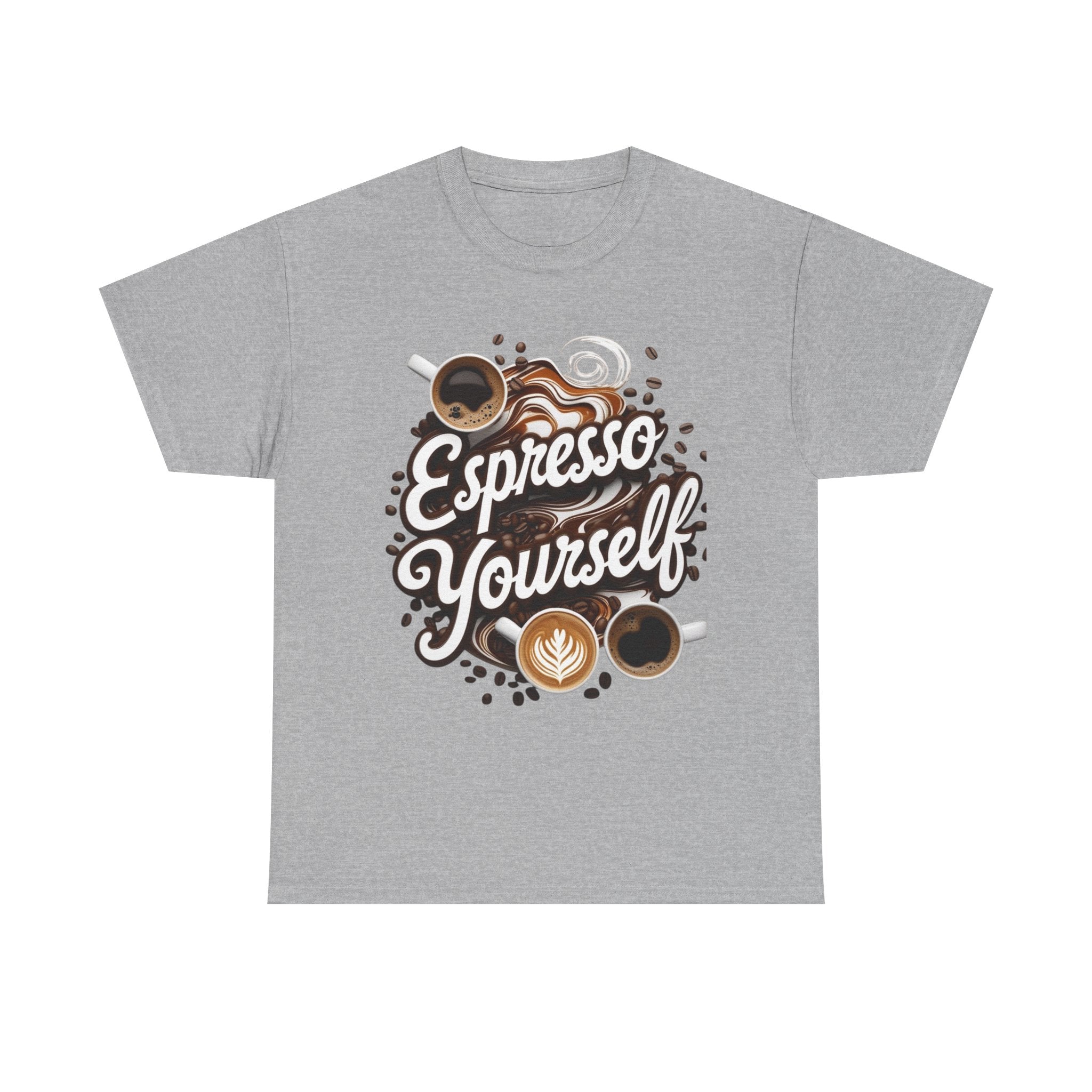Espresso Yourself Coffee Lover T-Shirt | Funny Barista Shirt | Caffeine Humor Tee | Gift for Coffee Drinkers