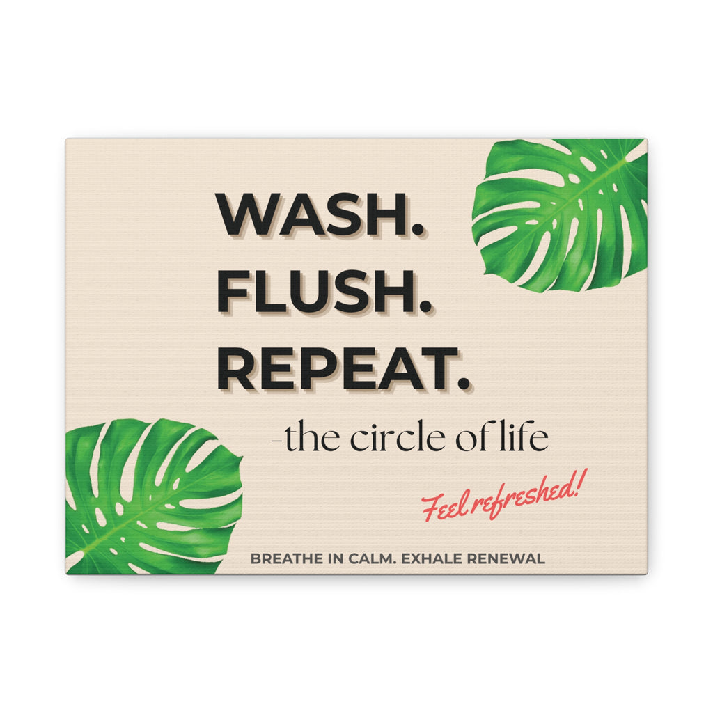 Motivational Wall Art Canvas Print, Home Decor, Bathroom Wall Art, Modern Home Office Decor, Inspirational Quote Art