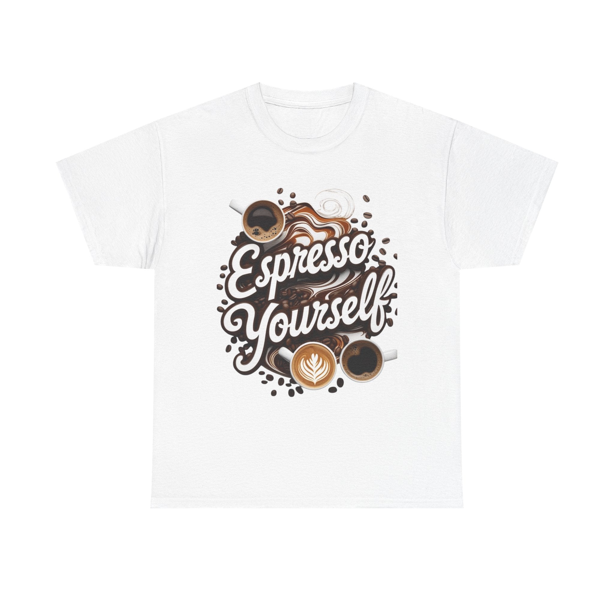 Espresso Yourself Coffee Lover T-Shirt | Funny Barista Shirt | Caffeine Humor Tee | Gift for Coffee Drinkers
