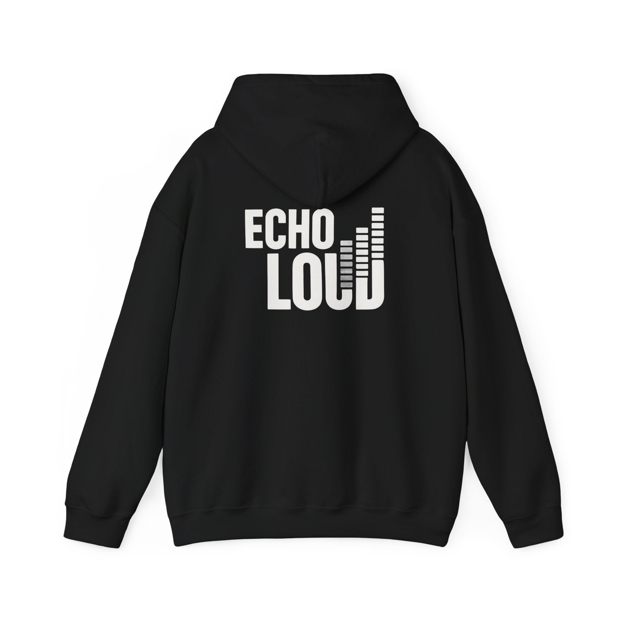 Unisex Heavy Blend Hustle Quiet Echo Loud Hoodie, Motivational Sweatshirt, Cozy Gift for Him or Her, Inspirational Apparel, [...]
