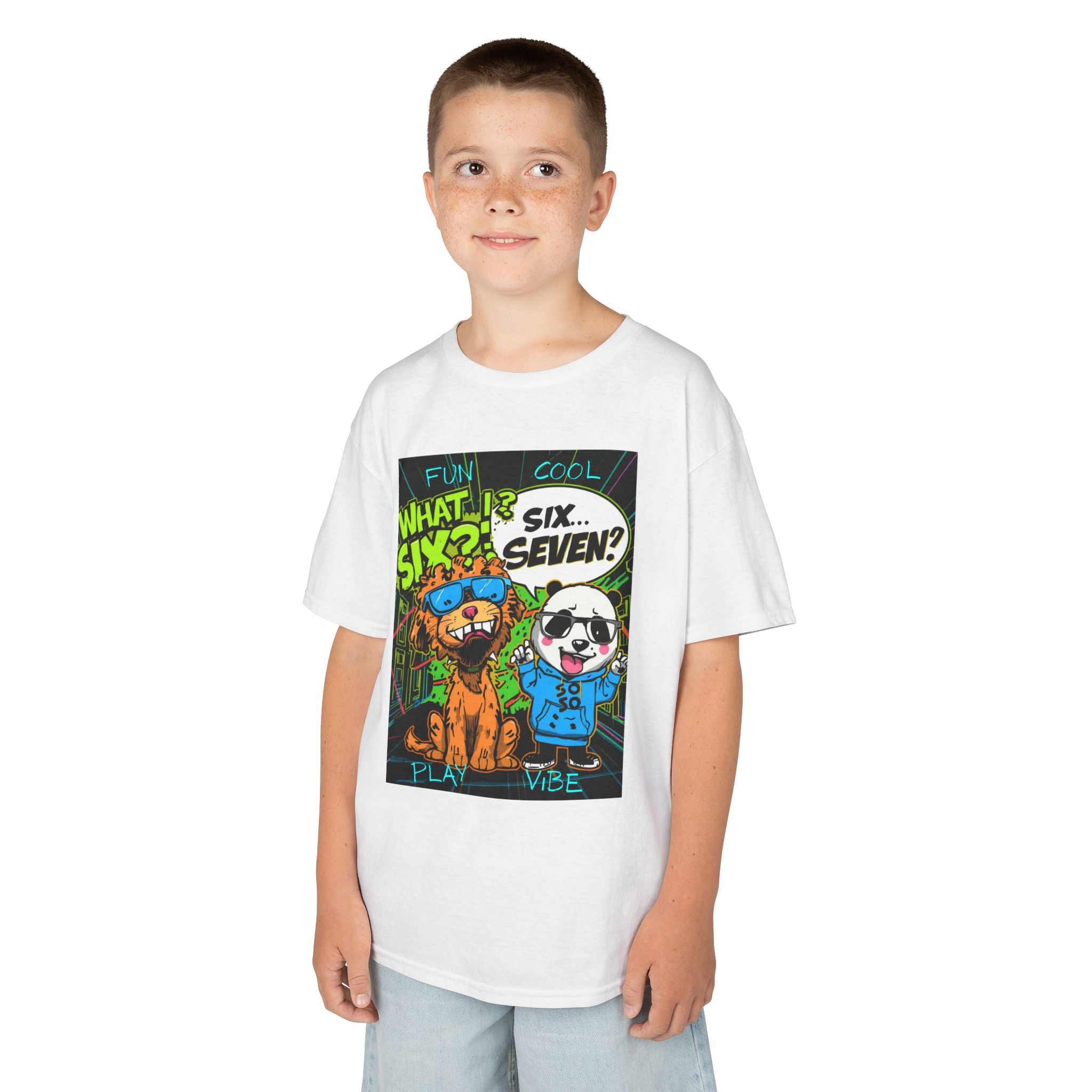 Viral Cute Six Seven Graphic Tee Shirt  - Fun Fashion for Children