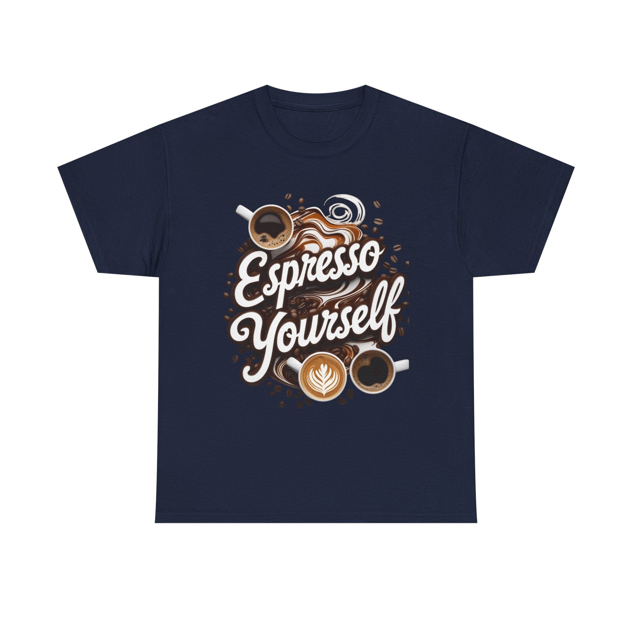 Espresso Yourself Coffee Lover T-Shirt | Funny Barista Shirt | Caffeine Humor Tee | Gift for Coffee Drinkers